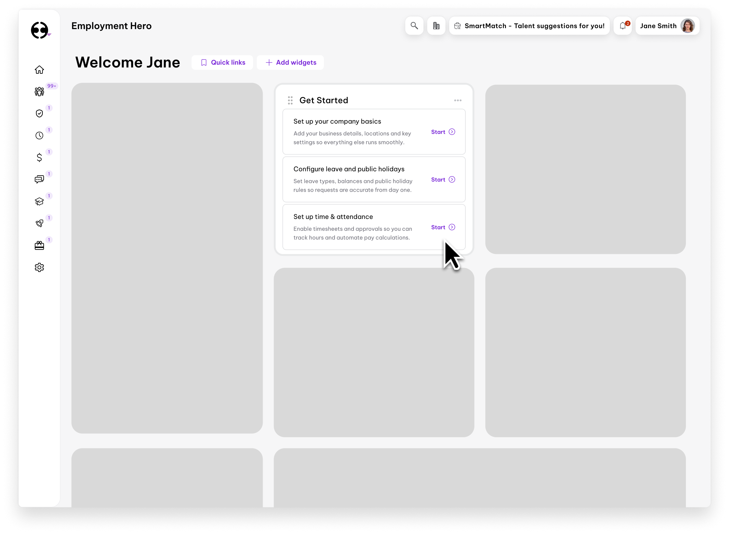 EH PLG — dashboard