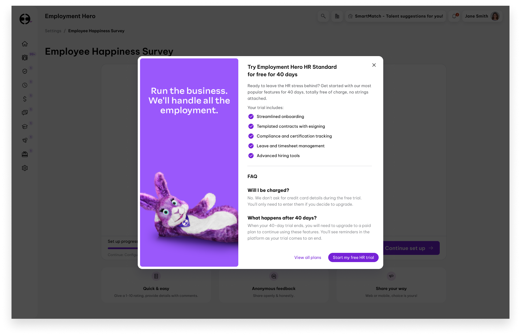 EH PLG — free trial